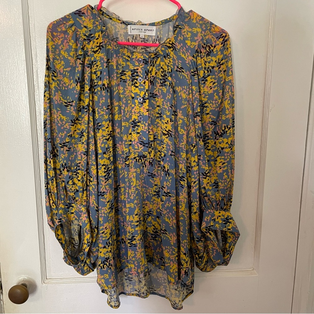 Floral Button-Down Blouse